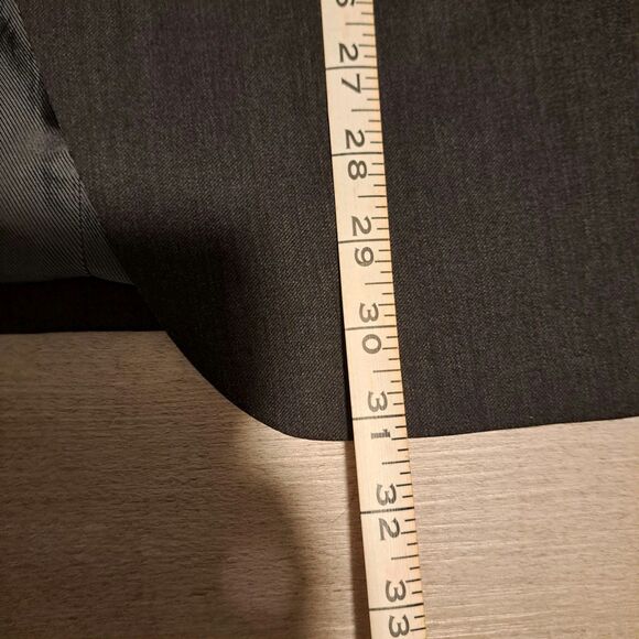 Banana Republic Blazer Mens 38R Gray Tailored Fit Wool Sport Coat Suit Jacket - Picture 8 of 14